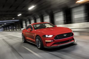 2020 Red Ford Mustang