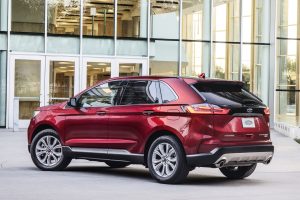 2020 Red Ford Edge
