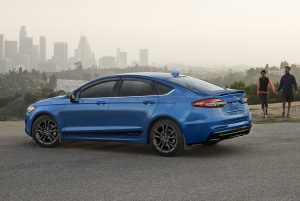 2020 Blue Ford Fusion SE