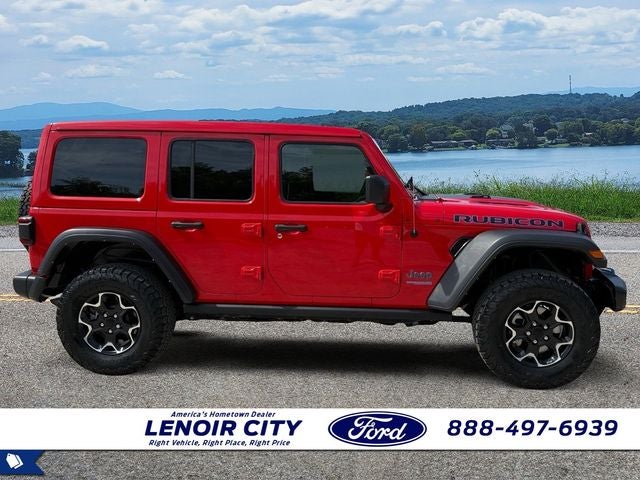 Used 2021 Jeep Wrangler Unlimited Rubicon 4XE with VIN 1C4JJXR62MW824571 for sale in Lenoir City, TN