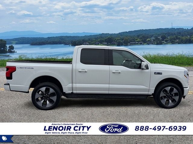 Used 2025 Ford F-150 Lightning Platinum with VIN 1FT6W7L70SWG24813 for sale in Lenoir City, TN