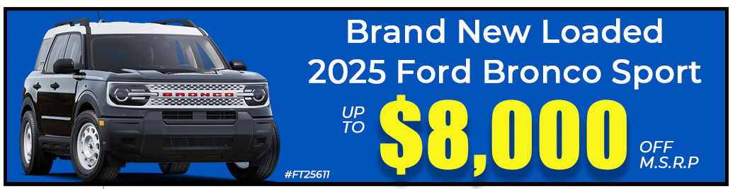 2025 Ford Bronco Sport Offer