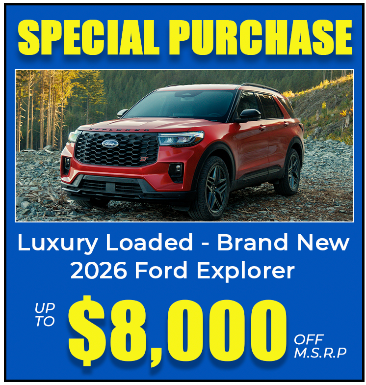 2026 Ford Explorer Offer